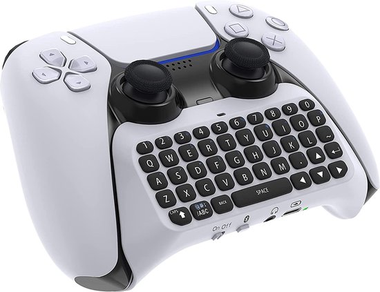 YONO Toetsenbord geschikt voor PS5 Controller - Bluetooth Qwerty Keyboard  -... | bol
