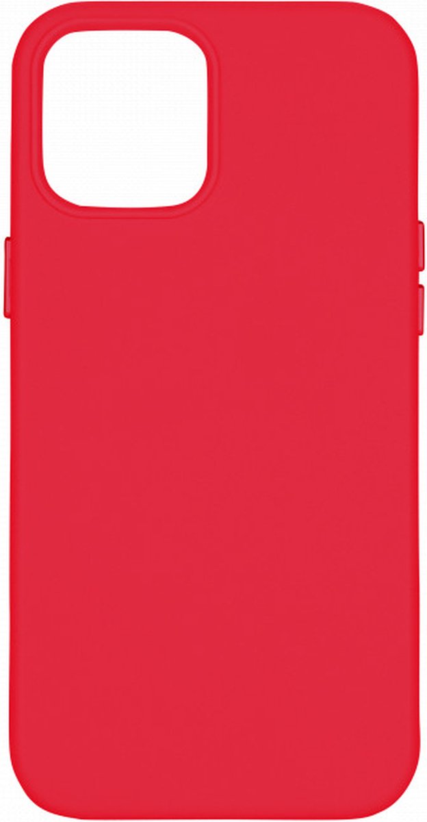 Phreeze Back Cover - Geschikt voor iPhone 13 Pro Max Hoesje - Rood - Magnetisch - Vegan Leer - Metalen Knoppen - Microfiber - Military Grade Cover - Magnetische Case Functie