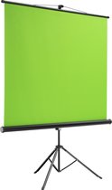 Maclean - Green screen op statief, 92", 150x180cm, in hoogte verstelbaar, MC-931