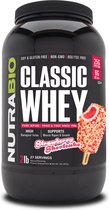 NutraBio Classic Whey Protein - Strawberry Shortcake - 900 grammes