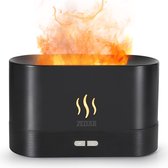 Aroma Diffuser 200ML  - Luchtbevochtiger – Verdamper – Aromatherapie - Geurverspreider - Vlam effect van Zedar