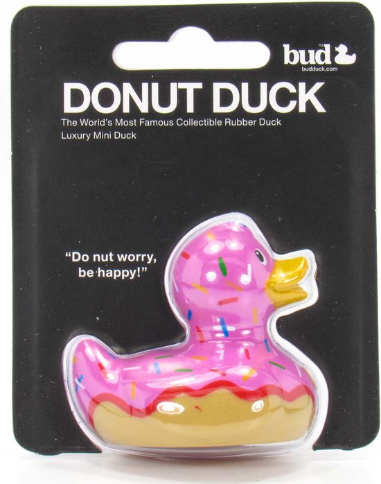 Luxury mini DONUT Duck van Bud Duck: Mooiste Design badeend ter Wereld van Lux — afbeelding 3