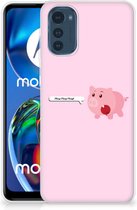 Siliconen Hoesje Motorola Moto E32 GSM Hoesje Pig Mud