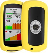 kwmobile hoes geschikt voor Garmin Edge 1040 / 1040 Solar - Siliconen beschermhoes voor fietsnavigatie - geel
