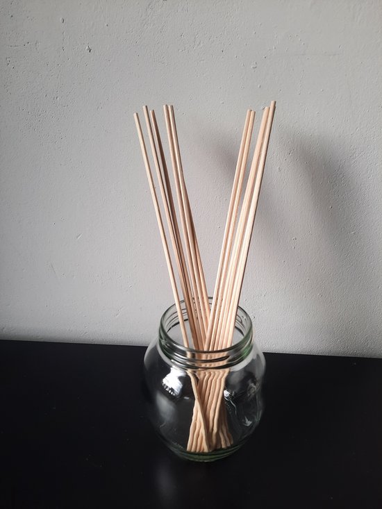 Geurstokjes 12st Bamboe 25cm - Losse geurstokjes - Navulling - Supta