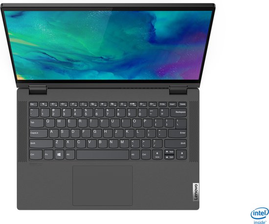 Lenovo IdeaPad Flex 5 15IIL05 Intel® Core™ i7 i7-1065G7 Hybride (2-in-1) 39,6 cm (15.6") Touchscreen Full HD 16 GB DDR4-SDRAM 512 GB SSD Wi-Fi 6 (802.11ax) Windows 10 Home US International Grijs