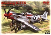 ICM Mustang P-51D with USAAF Pilots and Ground Personnel + Ammo by Mig lijm