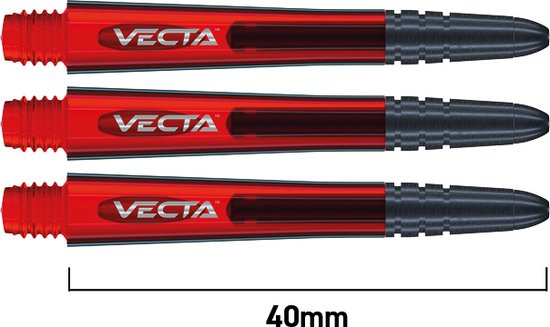 Winmau Vecta Red - Dart Shafts van Merkloos — afbeelding 4