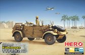 Hero Hobby Kits German PKW Type K1 Kübelwagen Type 82 Africa Corps + Ammo by Mig lijm
