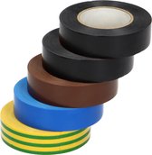 Set of 5 insulation tapes each 19mm wide, 20m long