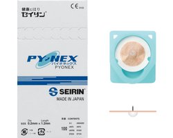 Seirin Pyonex Verblijfsnaalden - (0.20) x 1.2 mm. 100 stuks