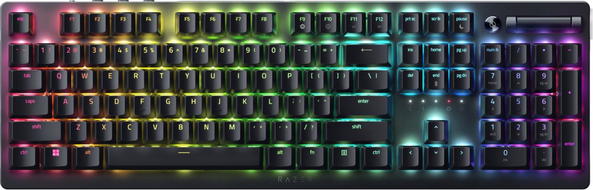 Razer DeathStalker V2 Pro toetsenbord USB + Bluetooth QWERTY Amerikaans Engels Zwart