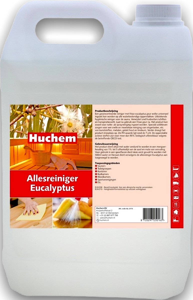 Allesreiniger Eucalyptus 5 L – universele vloer & oppervlak reiniger | Topkwaliteit | Geur