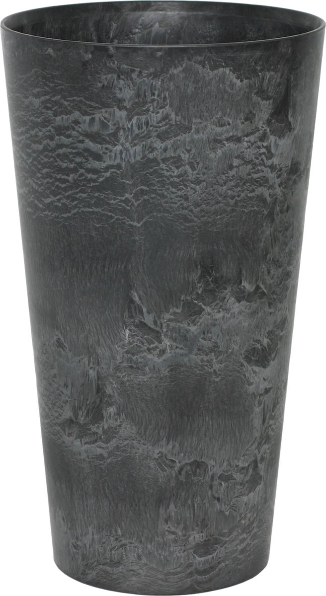 Artstone - Vaas Claire - Zwart - D37 H70 - Voor binnen en buiten - Met drainagesysteem
