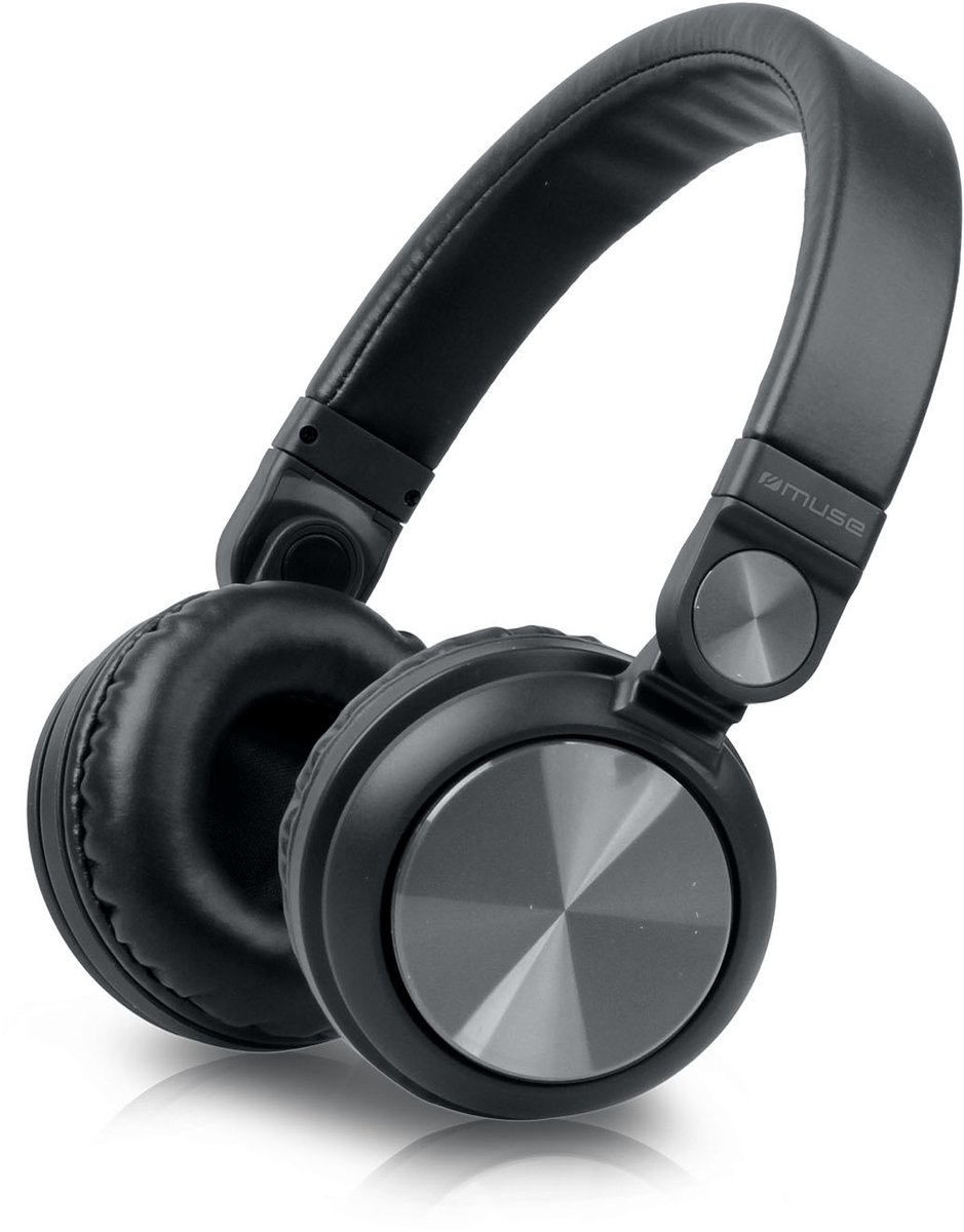 Muse M-276BT - Draadloze bluetooth hoofdtelefoon, zwart