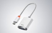 Baseus Lite Series HDMI naar VGA adapter zonder audio (wit)