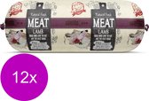 Natural Fresh Meat All Breeds Dog Worst Lam - Hondenvoer - 12 x 250 g