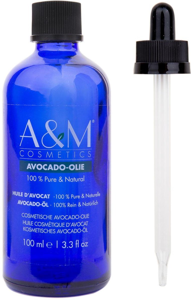 Aza Natural - Avocado olie - 100% puur & biologisch - haar en huid - 100 ml
