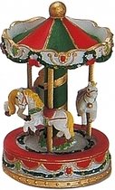 CARROUSEL kerst decoratie - kerst versiering - (10 cm)