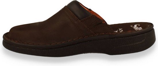 Foto: Softwalk heren pantoffel bruin bruin 42