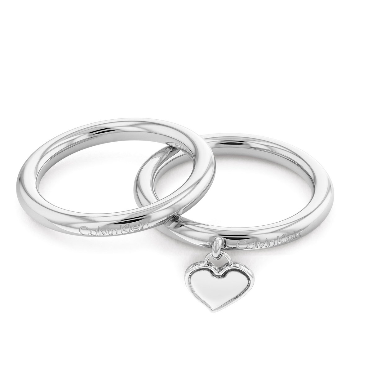 Calvin Klein CL35000328B Dames Ring Staal 52