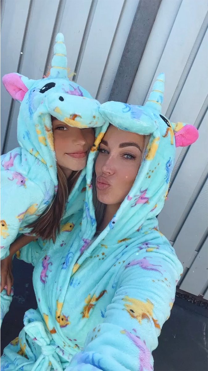 Harry Bear Meisjes Badjassen Unicorn Purper 134 Harry Bear Meisjes Badjassen Unicorn Purper 134
