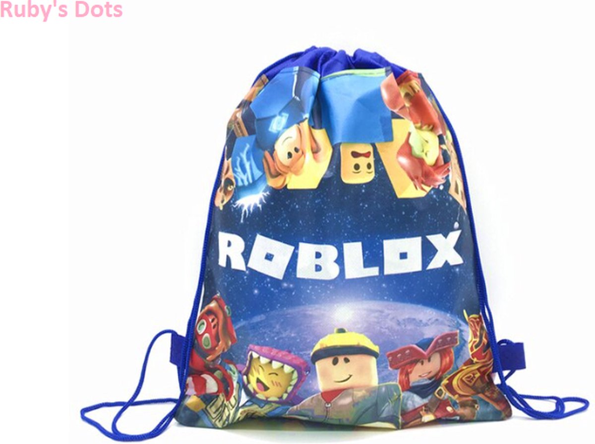Roblox tas - Gymtas - Zwemtas - Blauw - Opbergtas - Jongens & meisjes - Gamen - Spel