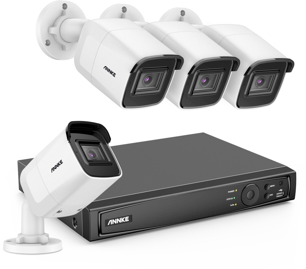 ANNKE ACS-8 N48-BL 8MP 8CH PoE Camerasysteem