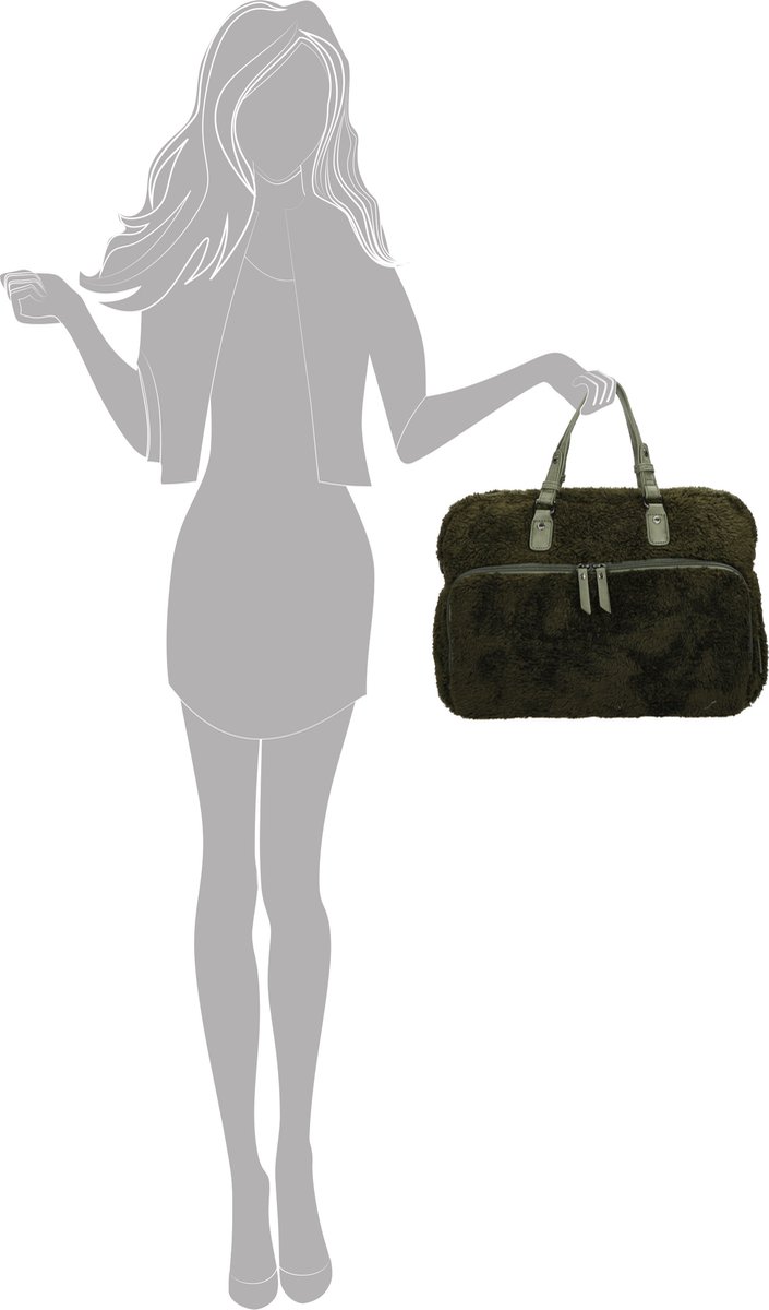 Enrico Benetti Teddy Luiertas / mombag / schoudertas 66655 - Olijf groen – foto 3