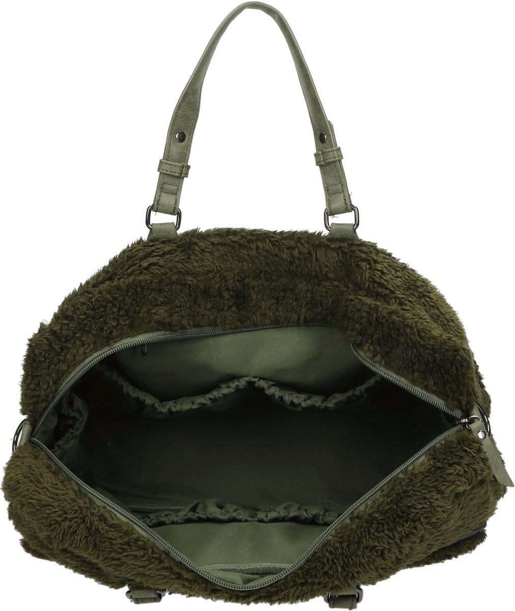 Enrico Benetti Teddy Luiertas / mombag / schoudertas 66655 - Olijf groen – foto 6