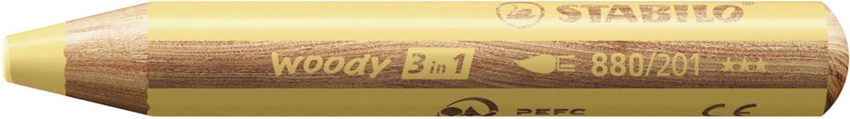 STABILO Woody 3in1 - Pastel Geel