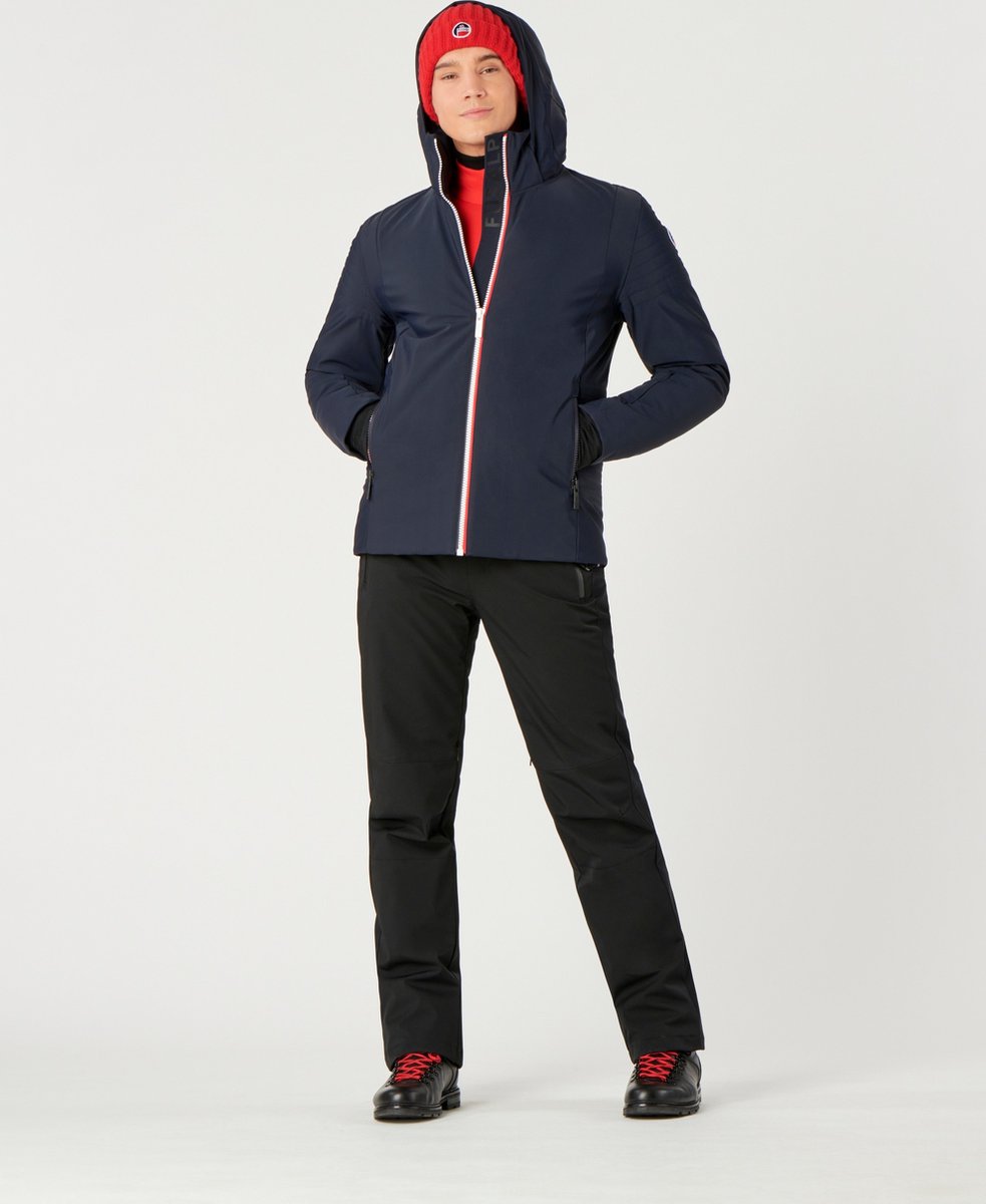 Fusalp Men Ski Jacket Power III Wintersportjas Voor Heren Hoogwaardig Softshell Blauw