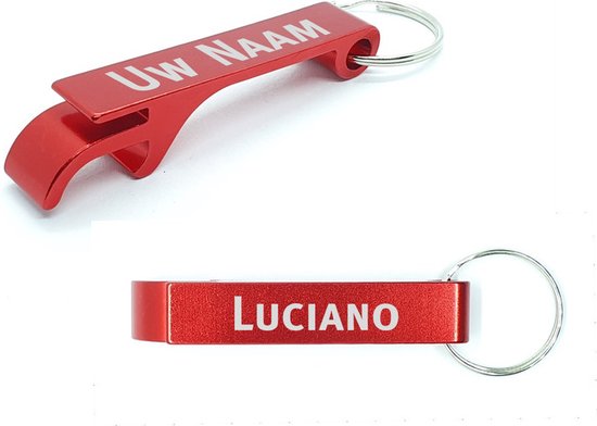 Bieropener Met Naam - Luciano