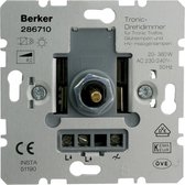BERKER dimmer - 286710 - Basiselement - 230V verlichting en dimbare LED verlichting - 20 tot 360 watt - Inbouw