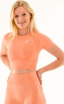 Vital sportshirt / cropped t-shirt voor dames / fitness t-shirt (orange)