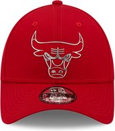 Chicago Bulls Foil Logo Red 9FORTY Adjustable Cap