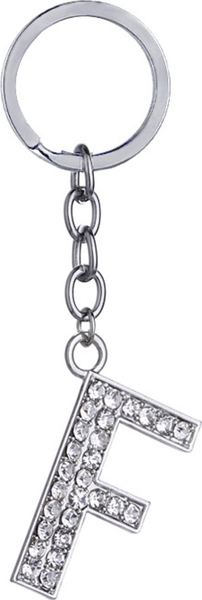 Bixorp Sleutelhanger met Letter F - Best Friends BFF Cadeau voor haar / hem