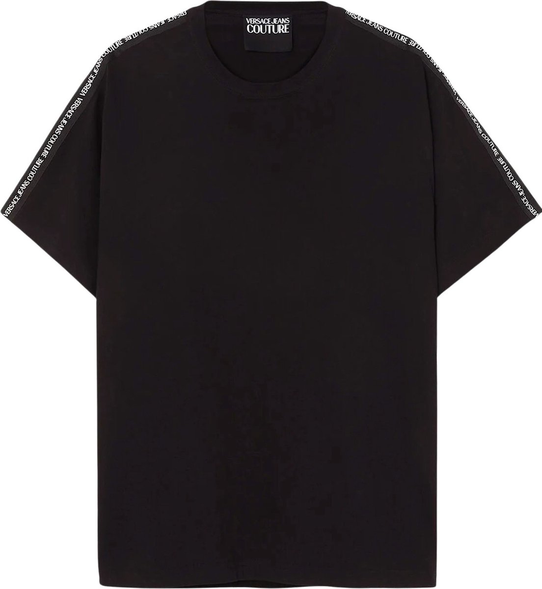 Versace Jeans Shirt Zwart Katoen maat S t-shirts zwart