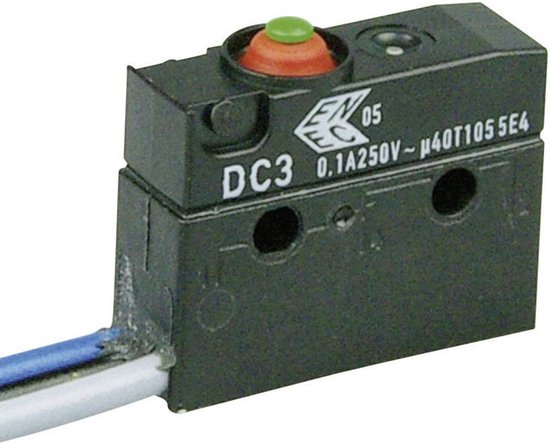 MICROSCHAKELAAR MET DRUKKNOP MET DRUKKNOP 250V 1A