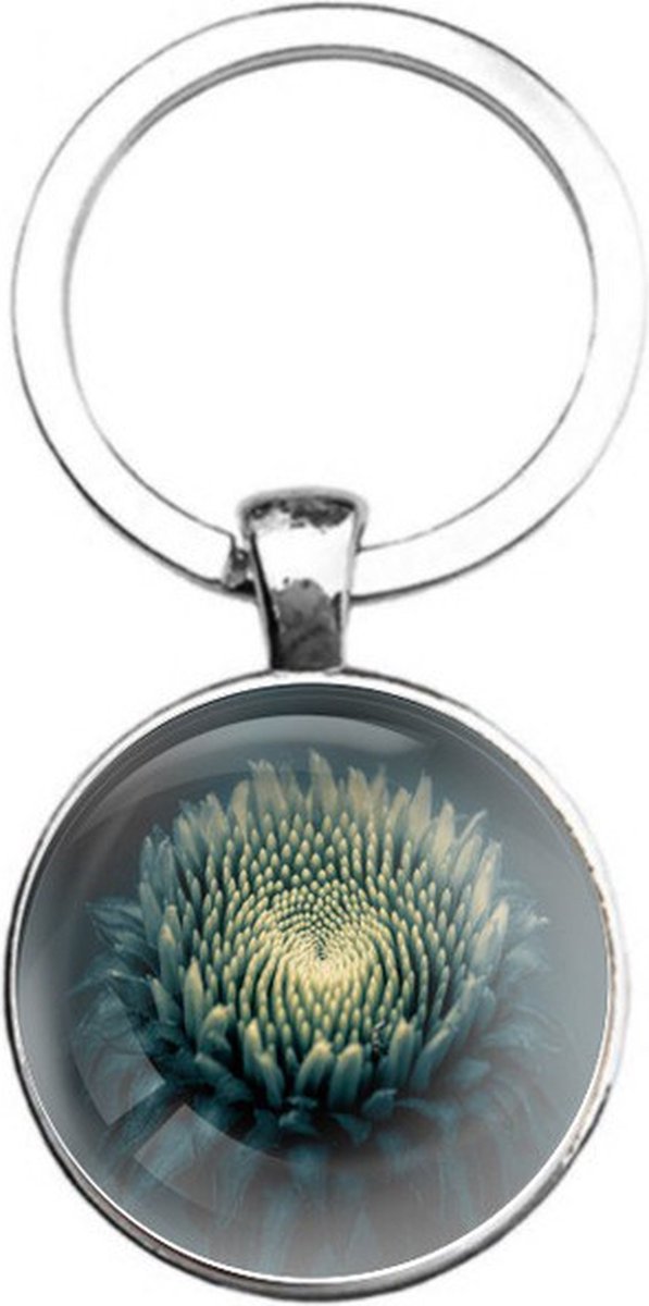 Sleutelhanger Glas - Bloem