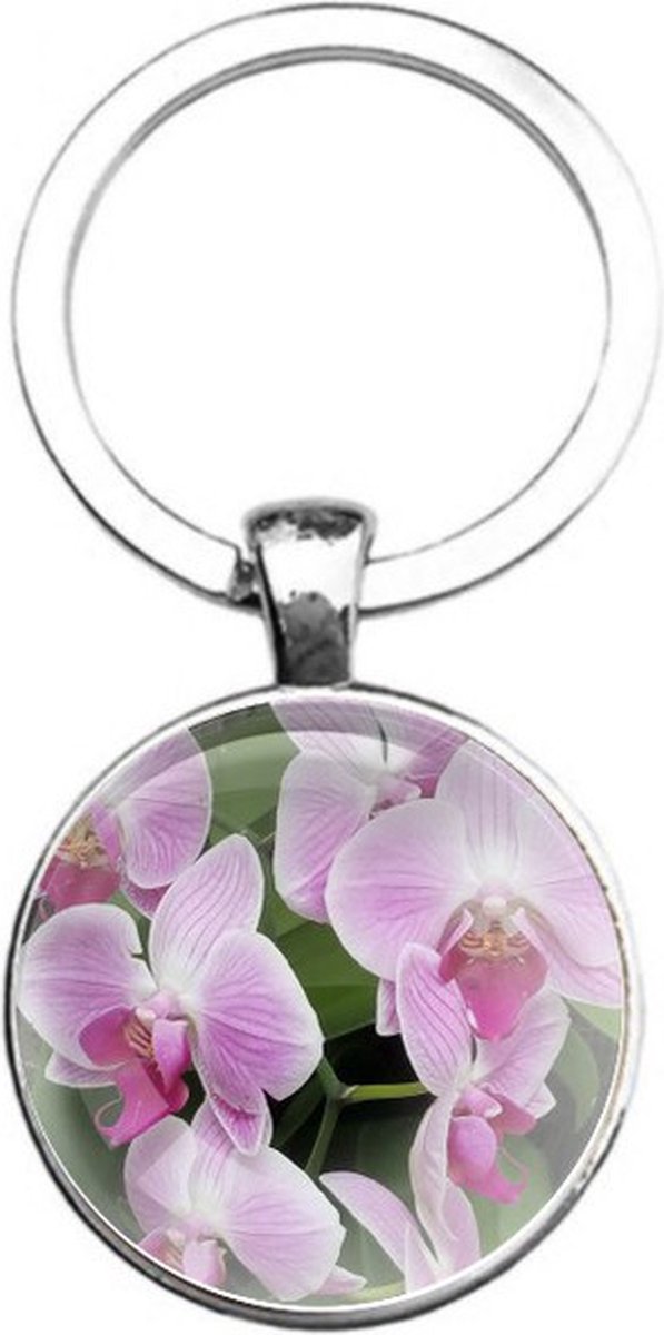 Sleutelhanger Glas - Bloem