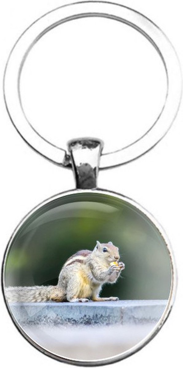 Sleutelhanger Glas - Eekhoorn