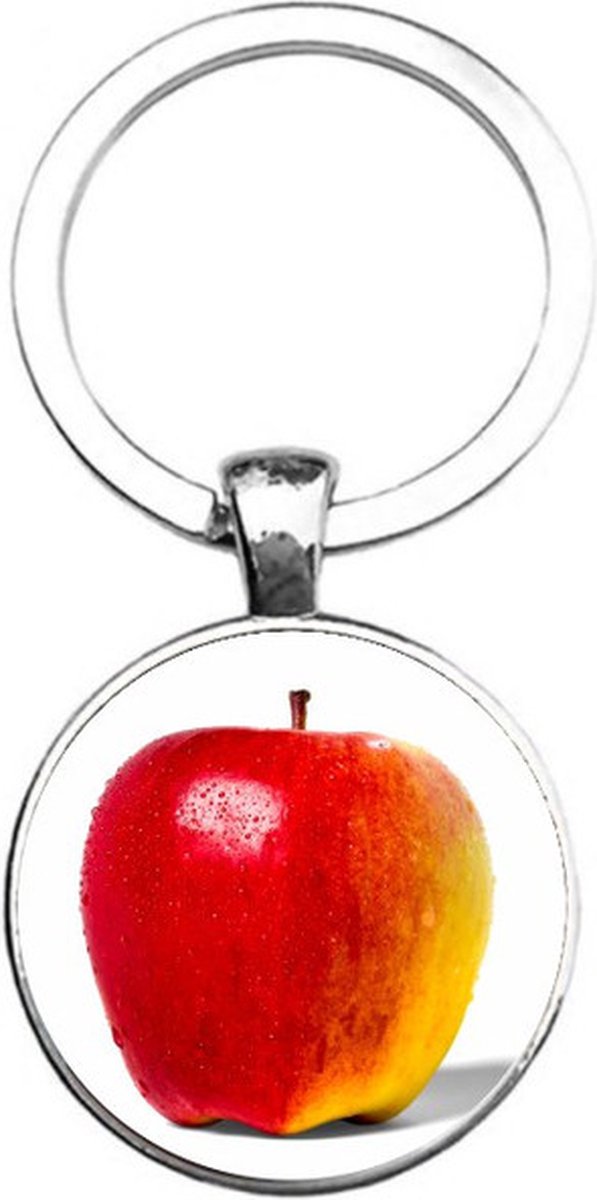 Sleutelhanger Glas - Appel