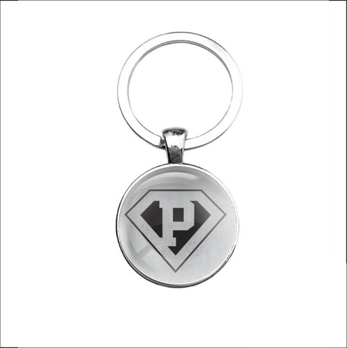 Sleutelhanger Glas - P