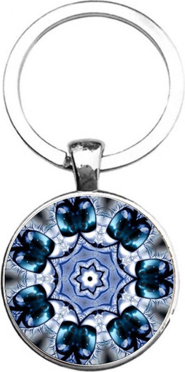 Sleutelhanger Glas - Mandala