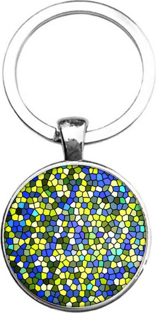 Sleutelhanger Glas - Glas Mozaik