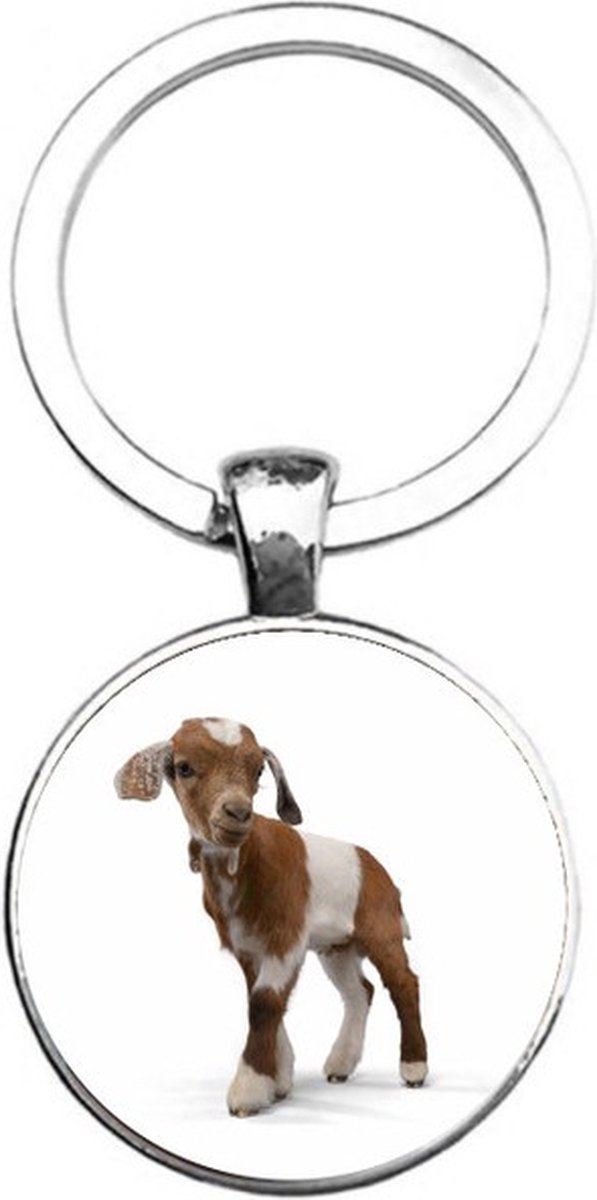 Sleutelhanger Glas - Geit