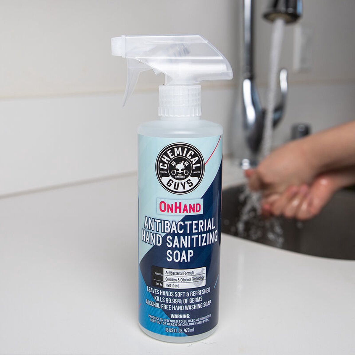 Chemical Guys - OnHand Antibacterial Hand Sanitizing Soap - 473ml