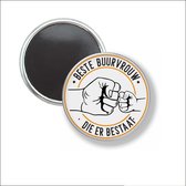 Button Met Magneet 58 MM - Beste Buurvrouw - NIET VOOR KLEDING