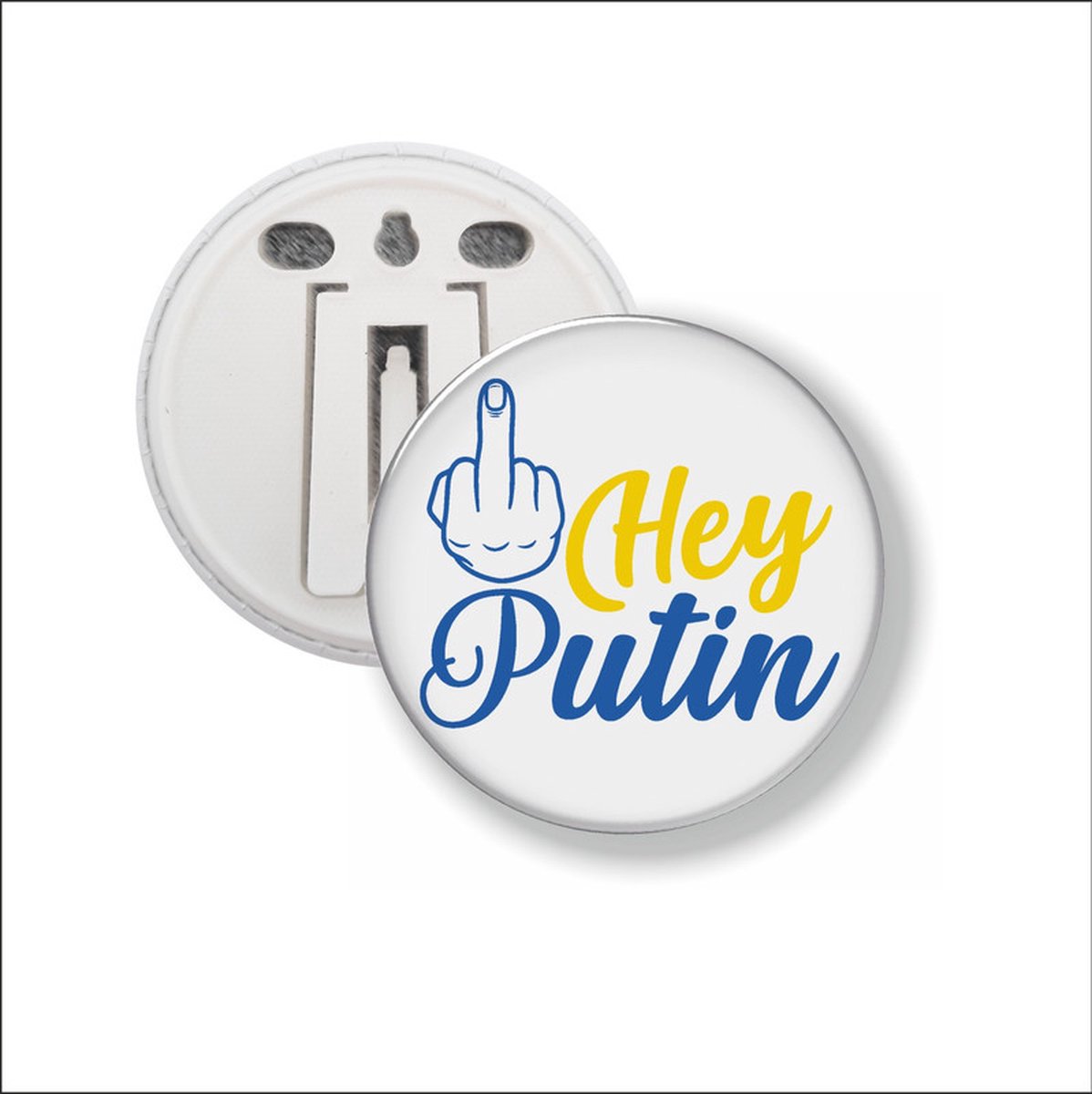Button Met Clip - Hey Putin - Oekraine